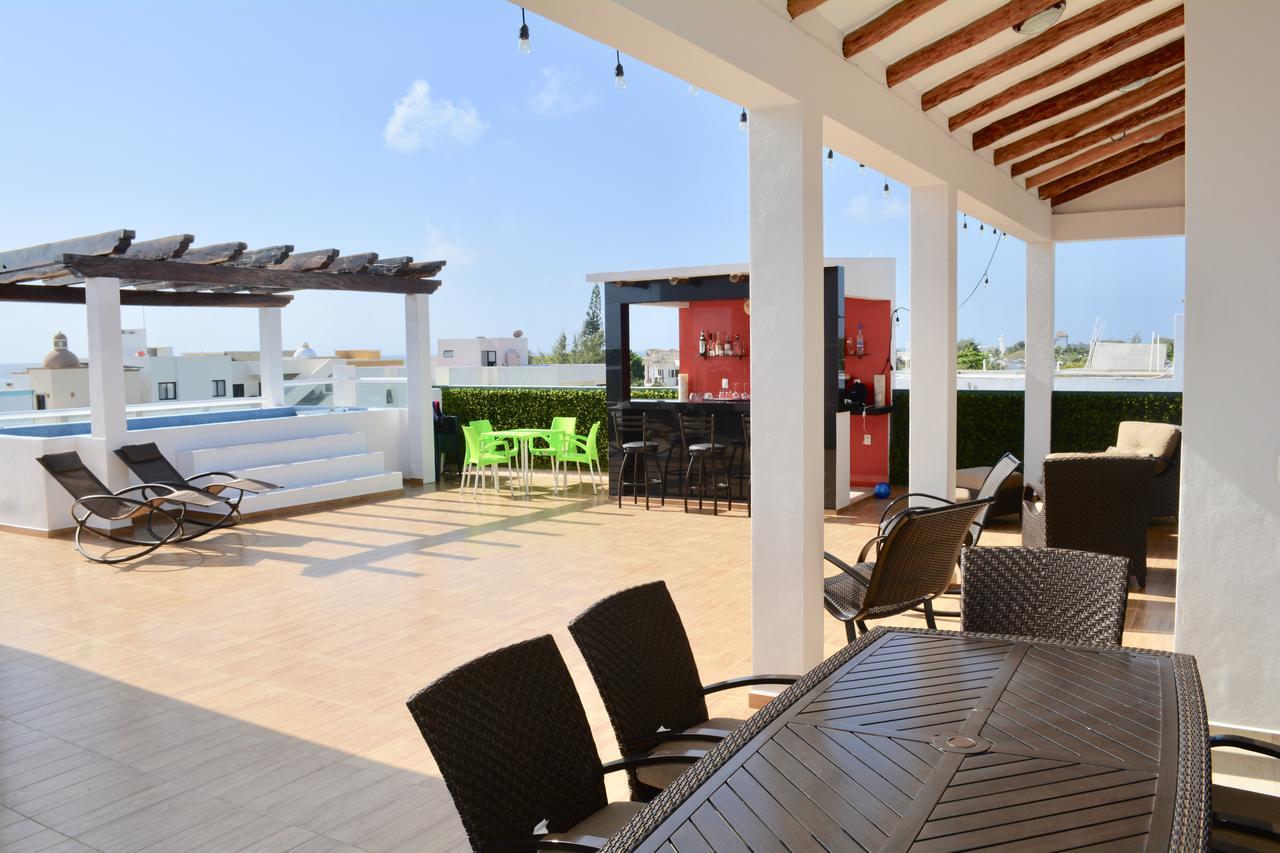 Suites Sanrey Пуерто Морелос Екстериор снимка